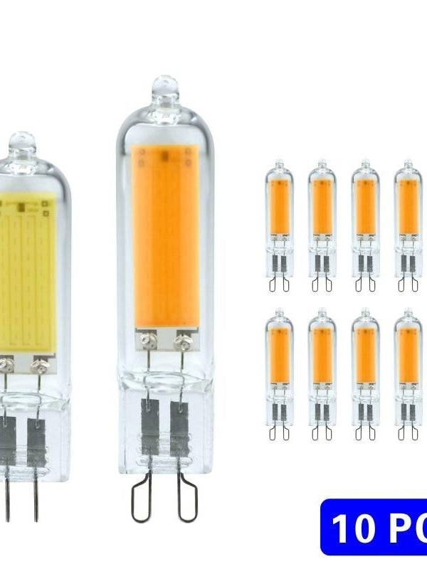10PCS Dimmable LED G4 G9 Light Bulb 3W 6W 220V