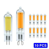 10PCS Dimmable LED G4 G9 Light Bulb 3W 6W 220V