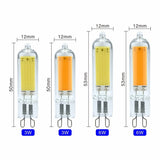 10PCS Dimmable LED G4 G9 Light Bulb 3W 6W 220V