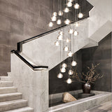 Crystal Ball Chandlier Stair case Chandelier
