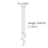 Crystal Ball Chandlier Stair case Chandelier