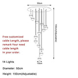 Yoogee Staircase Chandelier