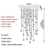 Yoogee Staircase Chandelier