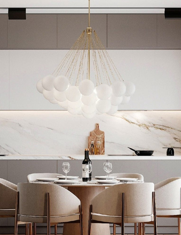 INA Multi Bubble Frosted Glass Hanging Lamp – LUMIN LAMP HOUSE