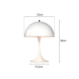 White Mushroom Table Lamp