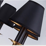 Black Retro Iron Led Chandeliers