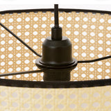 SAMUI Caned Rattan Chandelier