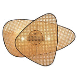 BALI Caning  Wicker Wall Lamp