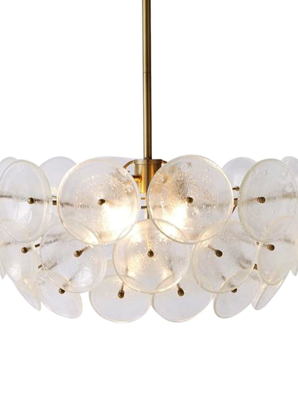 Glass Disc Chandelier