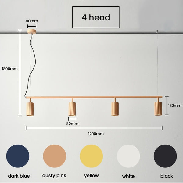 LUPS Linear Nordic Spot Chandelier