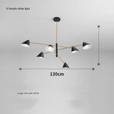 modern take on mid-century style chandelier