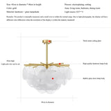 TINA Modern Glass Branch Chandelier