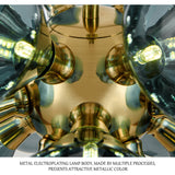 POIS Purple/Blue/White Bubble Chandelier