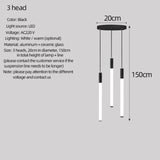 Long lamp stair chandelier VITA