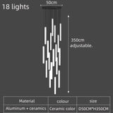 LED Stair Chandelier