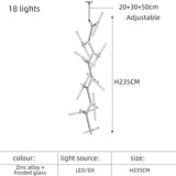 Stair Chandelier Minimalist TORE