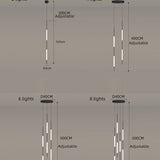 LED Stair Chandelier VILLA