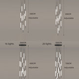 LED Stair Chandelier VILLA