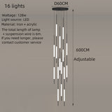 LED Stair Chandelier VILLA