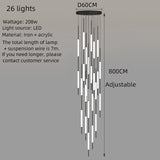 LED Stair Chandelier VILLA