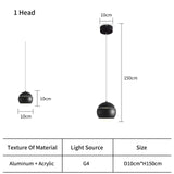 Black/Silver ball Stair Chandelier BEKS