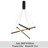 Creative postmodern LED Stair Chandelier CORI