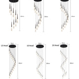 Led Stair Chandelier TREX