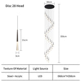 Led Stair Chandelier TREX