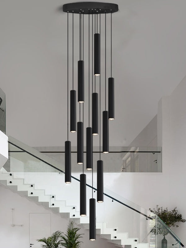 Modern led stair chandelier ATTO