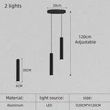 Modern led stair chandelier ATTO