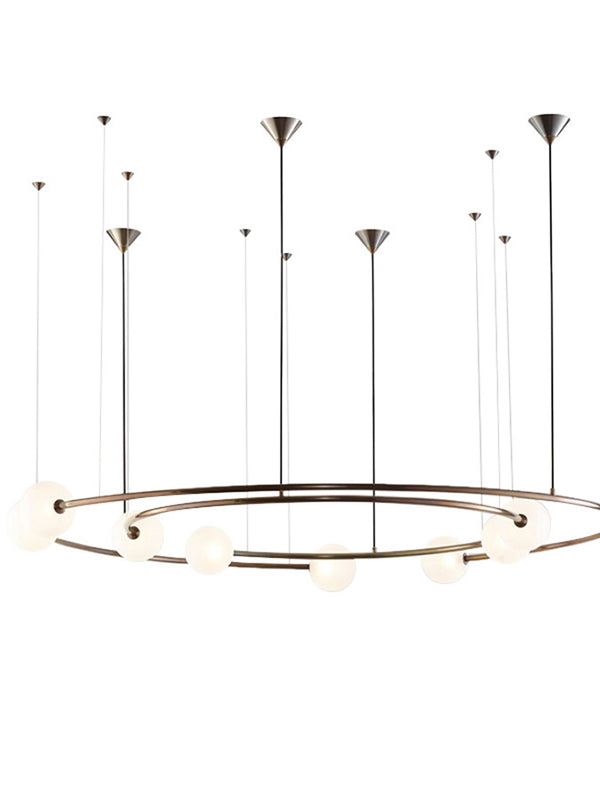 COMBA Orbit Glass Ball Chandelier