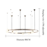 COMBA Orbit Glass Ball Chandelier