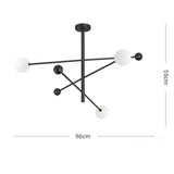 PILLO post modern iron glass