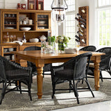 3 light urn pednant light on breakfast table