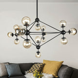 big black modern chandelier sale