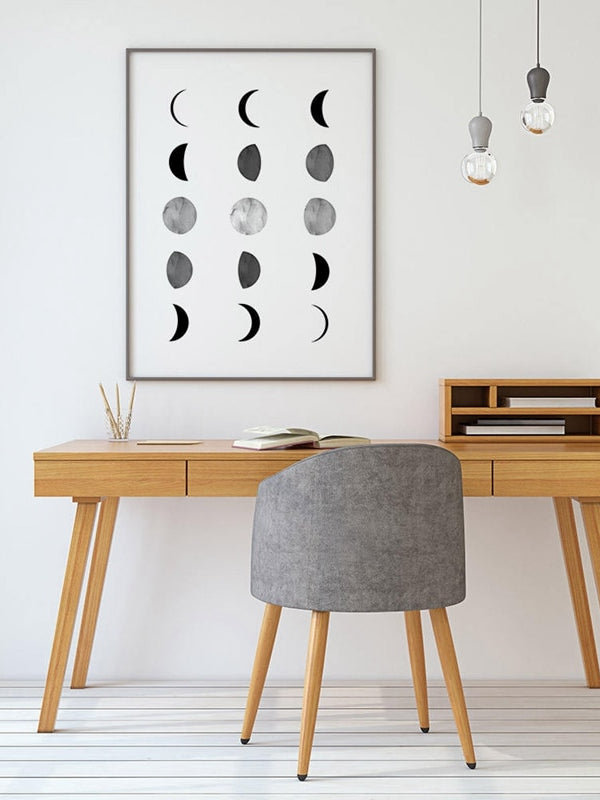 Moon Phases Poster