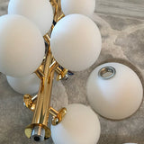 white frosted multi light track