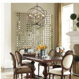 delicate black orb chandelier 8 lights dining room