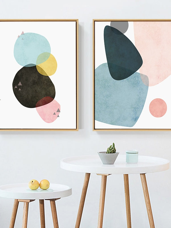 Abstract Geometry Wall Art