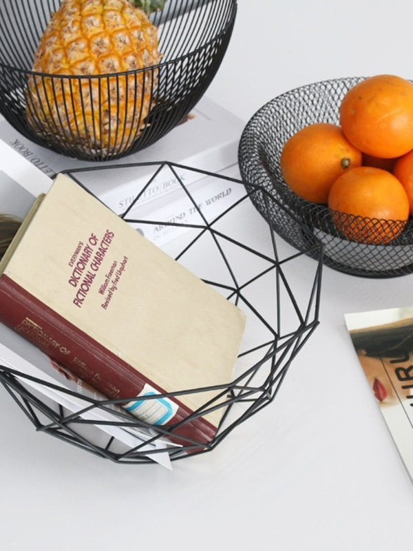 Metal Fruit Vegetable Storage Bowls