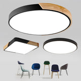 Ultra-thin Wood Ceiling Light