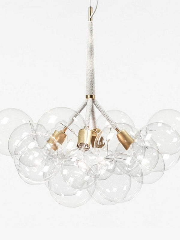 Bubble Molecular Glass Chandelier