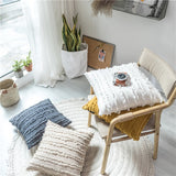 Floral Tassels Square Pillow Case