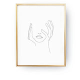 Wall Minimalist Art Drawing