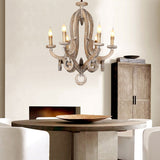 wine cellar vintage wood chandelier