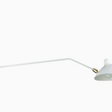 one head white wall lamp serge mouille